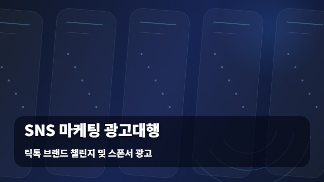 틱톡 브랜드 챌린지 및 스폰서 광고 SNS 마케팅 광고대행 성과 없는 및 주의보, SNS 마케팅 광고대행 결정 전 필수 확인 대표 이미지